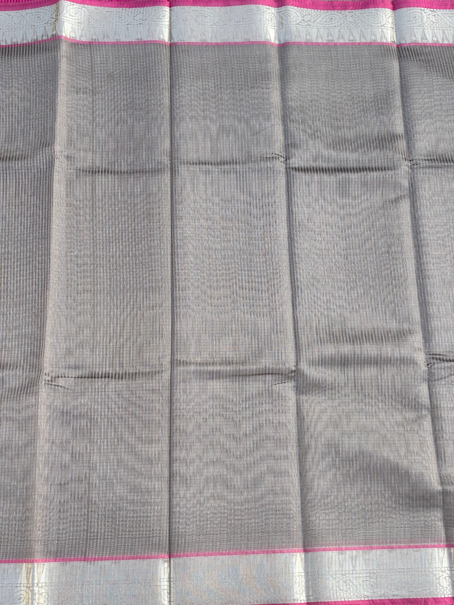 Champagne tissue silk saree
