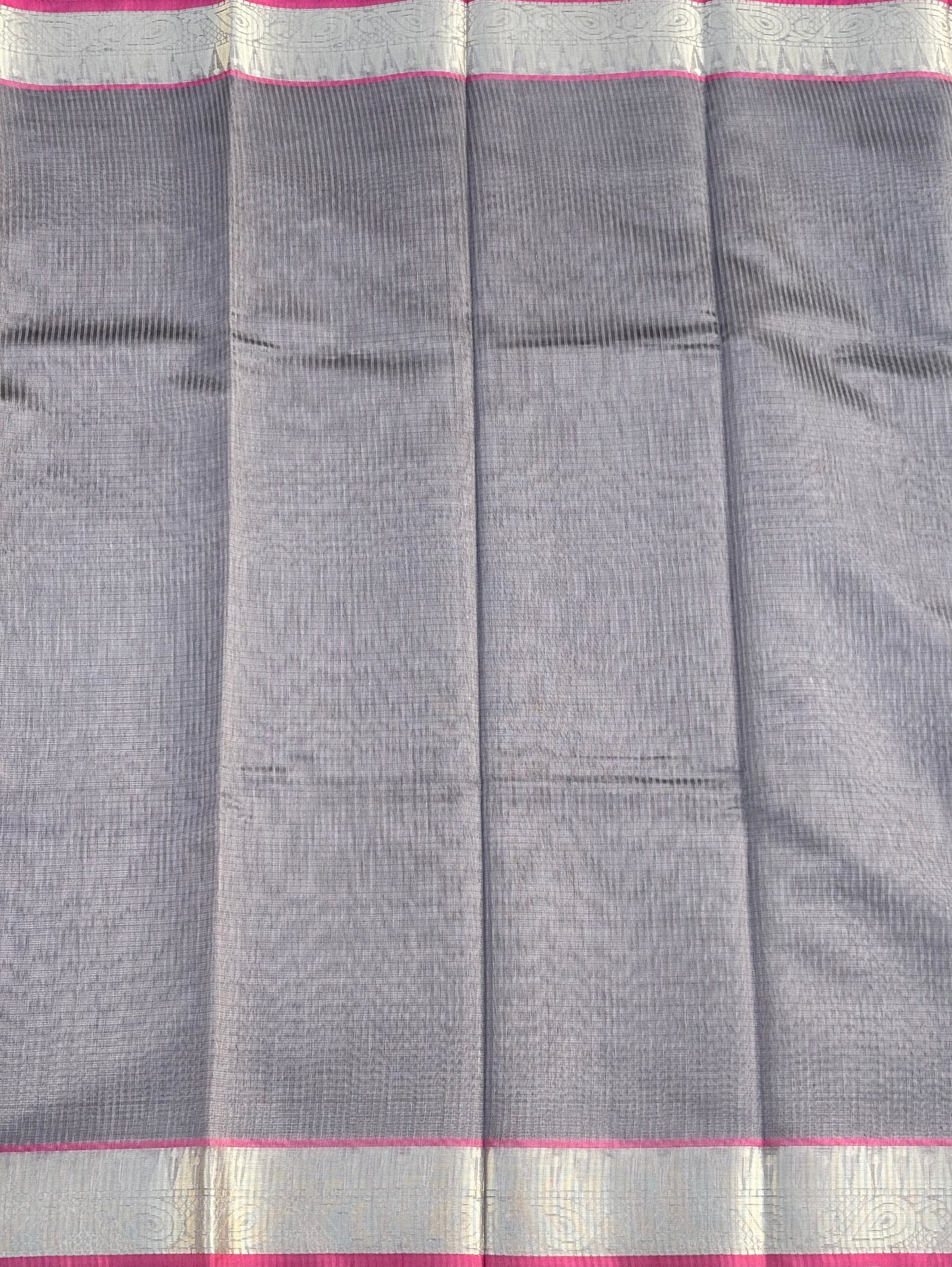 Lilac tissue silk saree
