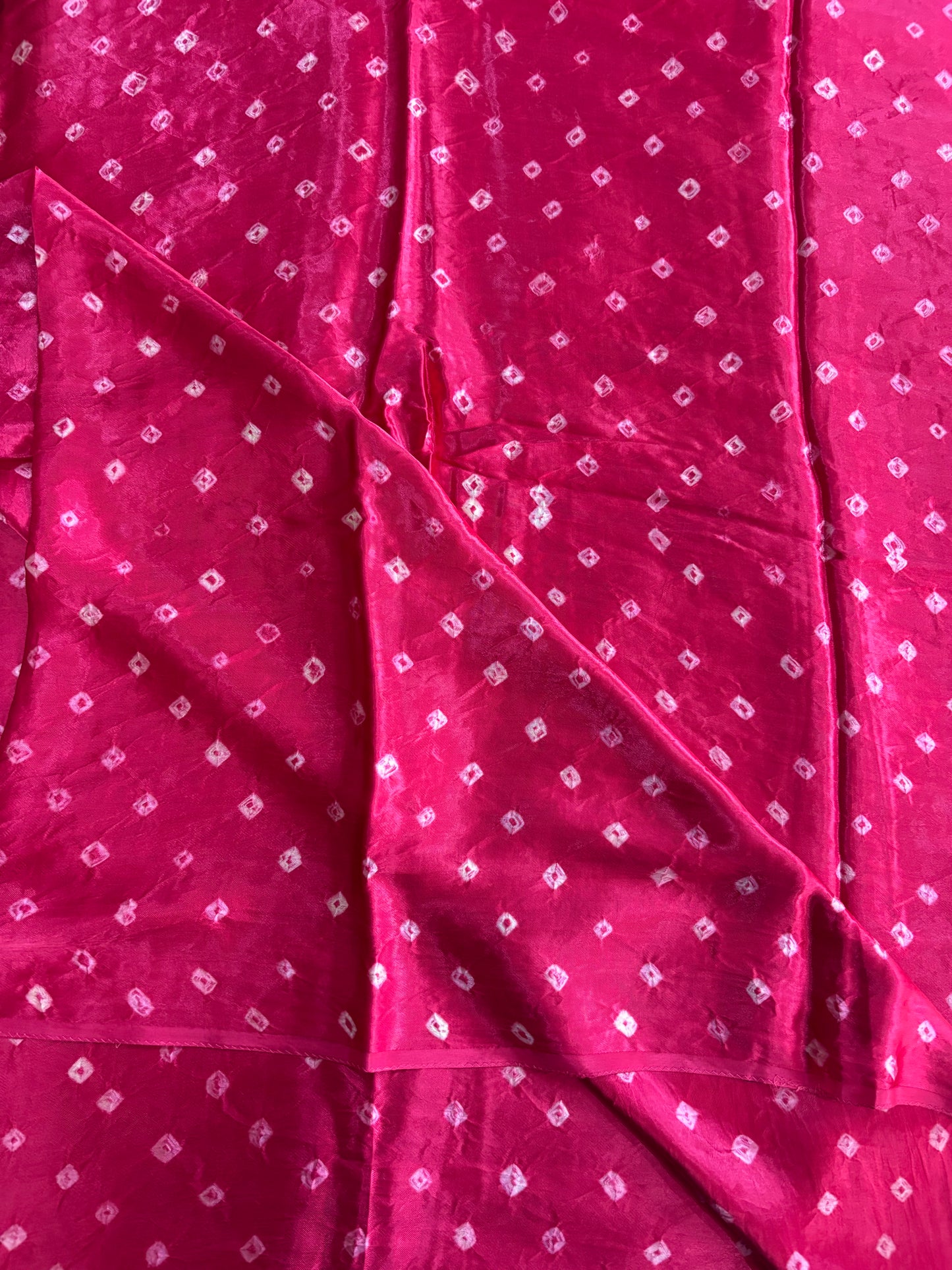 Pink Bandhini saree