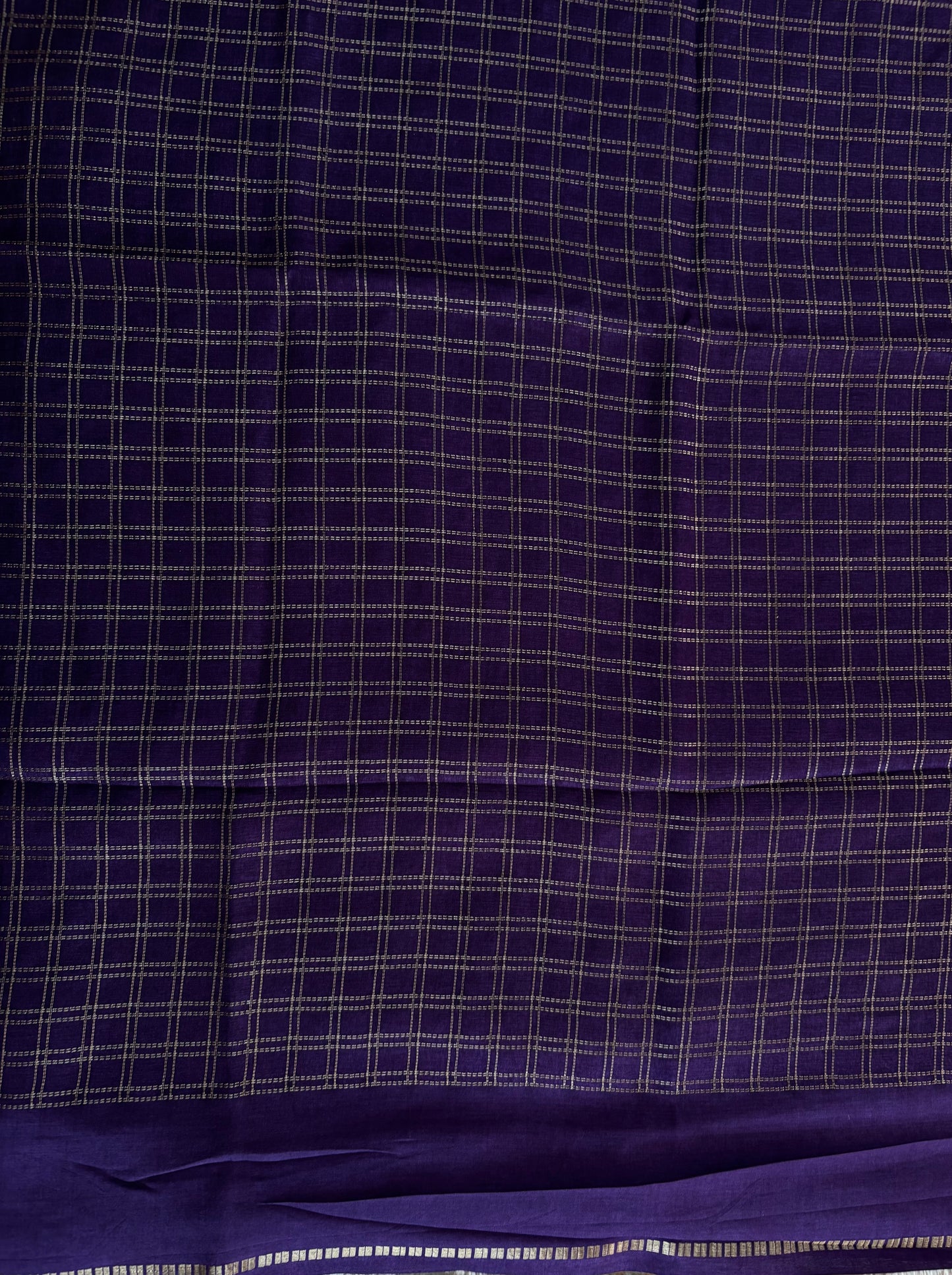 Purple soft tussar silk saree